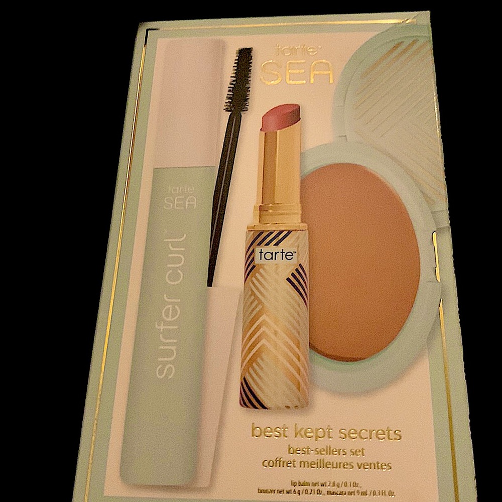 NEW Tarte Sea Makeup set, mascara, lip balm, & bronzer
